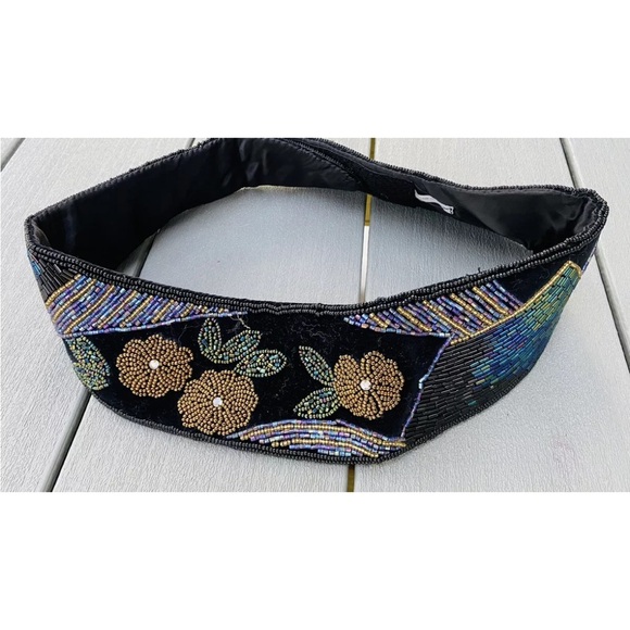 Vintage Beaded Evening Bag With Matching Beaded Belt - Picture 2 of 2